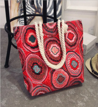 Large Patterned Tote Bag