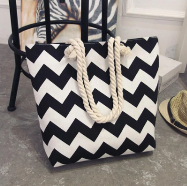 Large Patterned Tote Bag