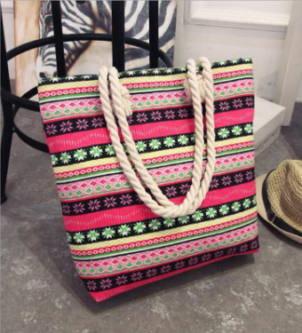 Large Patterned Tote Bag