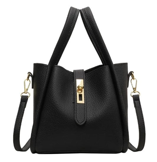 Retro Textured Bucket Bag – Shoulder & Crossbody
