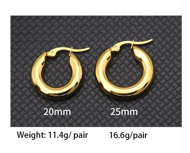 Glossy Ear Cuff Earrings – No Piercing Gold & Silver Minimalist Jewelry
