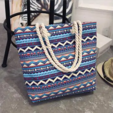 Large Patterned Tote Bag