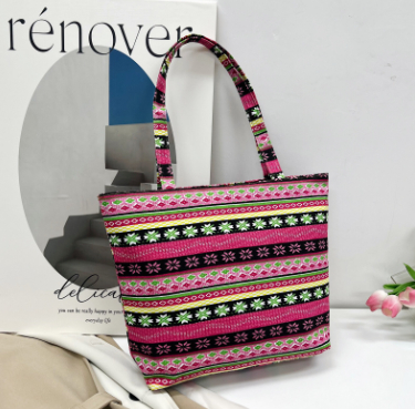 Large Patterned Tote Bag