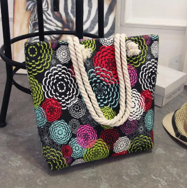 Large Patterned Tote Bag