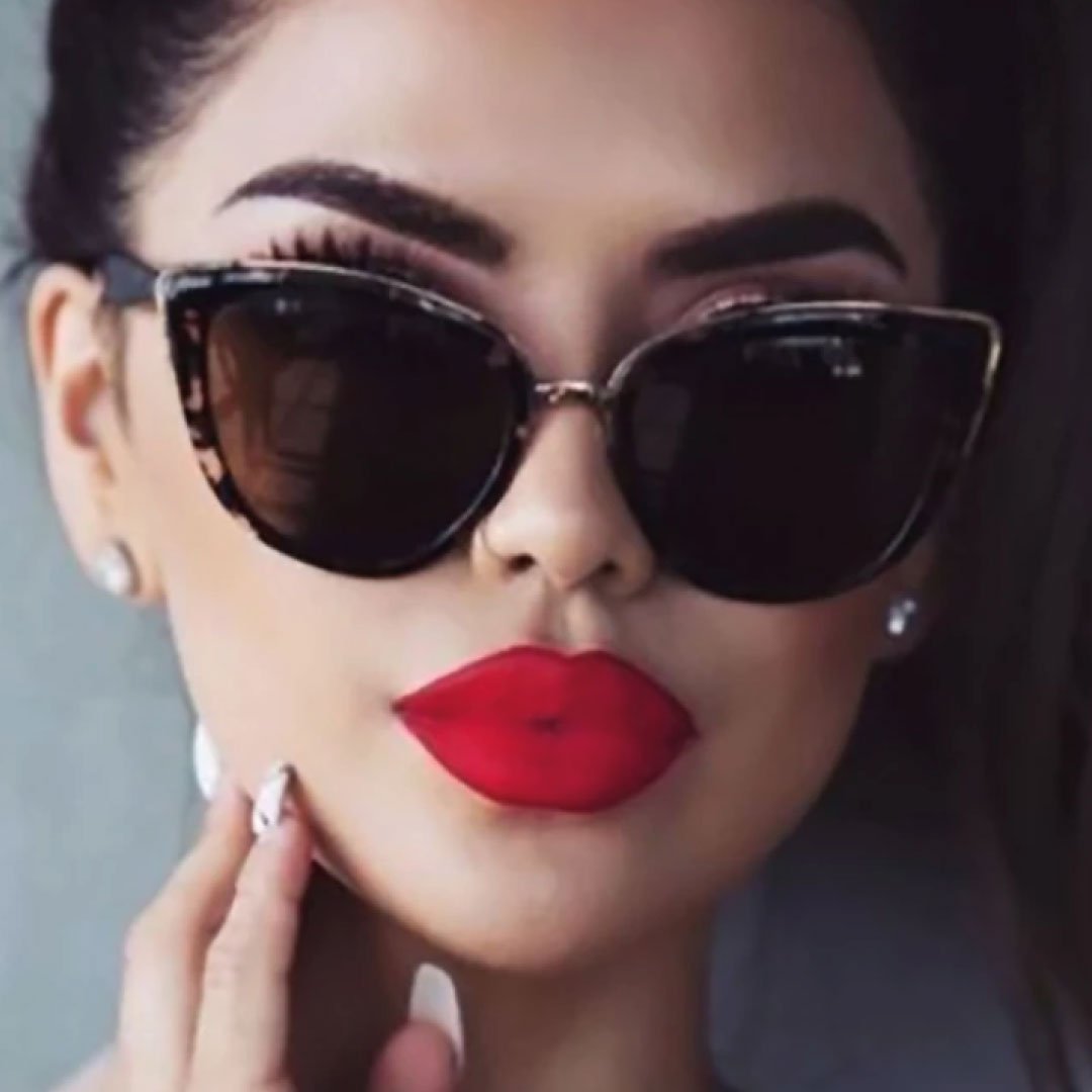 Abby Cat Eye Sunglasses – Retro Old Hollywood UV400 Frames for Women