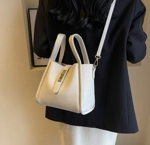 Retro Textured Bucket Bag – Shoulder & Crossbody