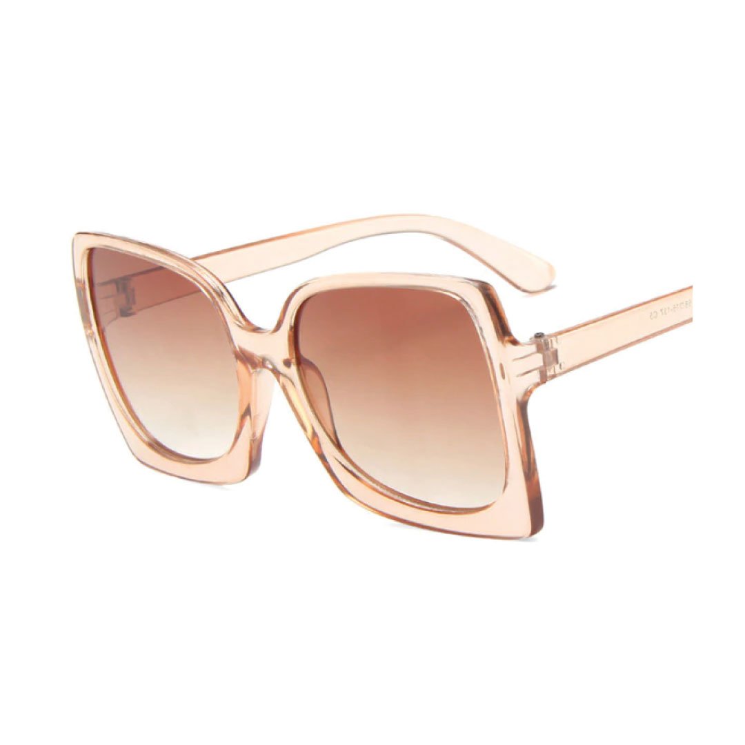Athina Oversized Square Sunglasses – Retro Aesthetic UV400 Shades
