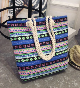 Large Patterned Tote Bag