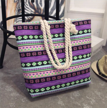 Large Patterned Tote Bag