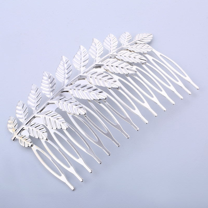 Baroque Leaf Headdress for Women – Wedding Hair Accessory | Gold, Rose Gold & Silver